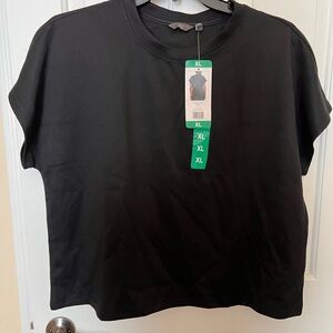 Danskin Black Short Sleeve Women's Top